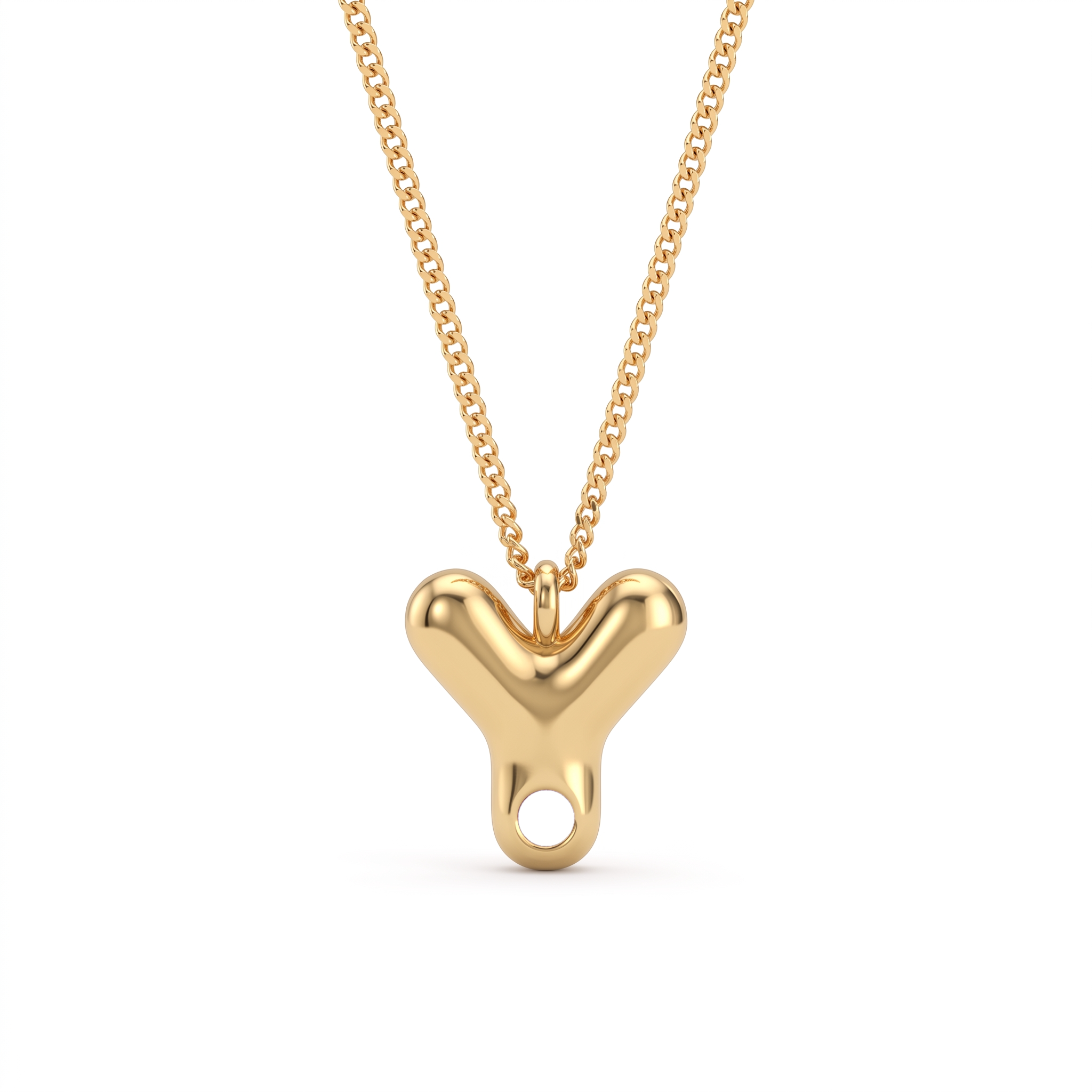 Collana con iniziale e pietra di nascita "Faye"