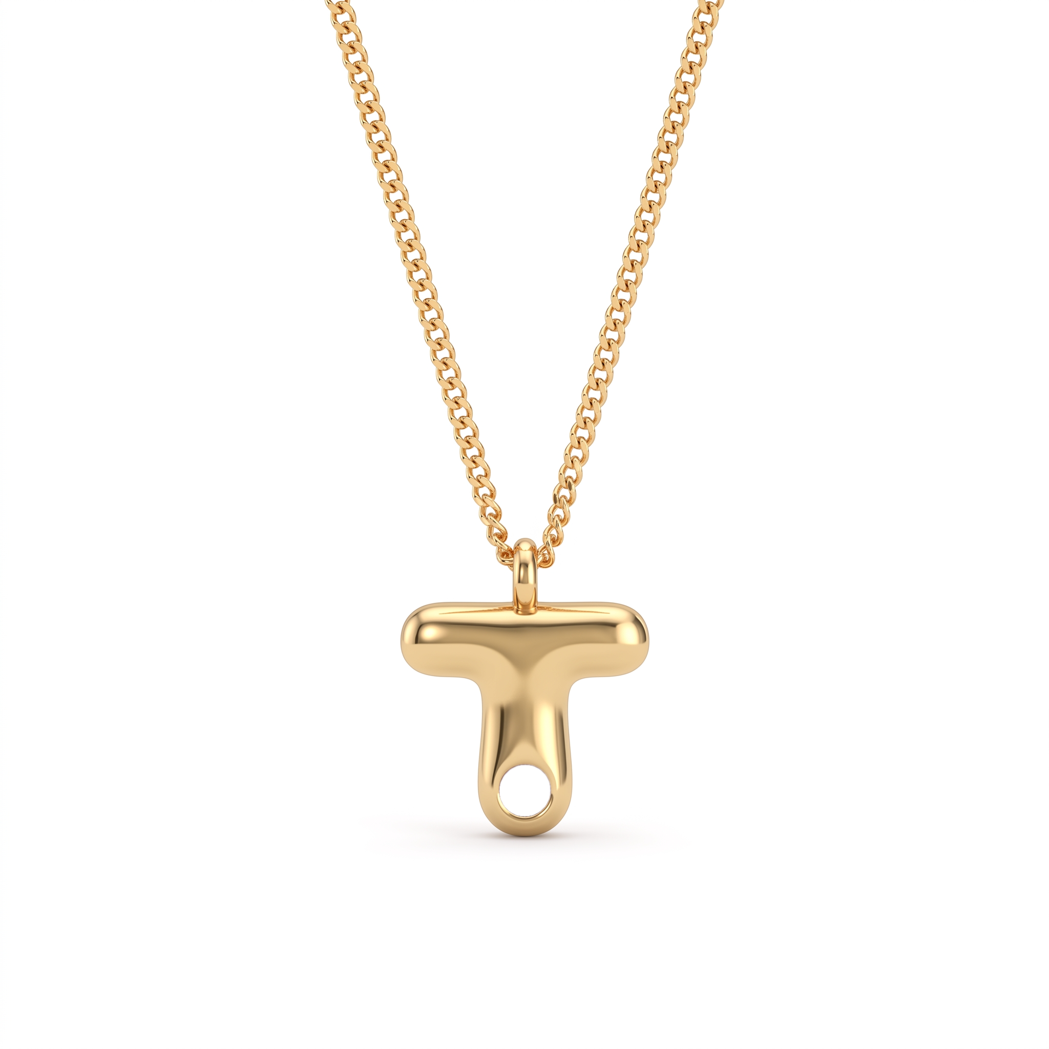 Collana con iniziale e pietra di nascita "Faye"