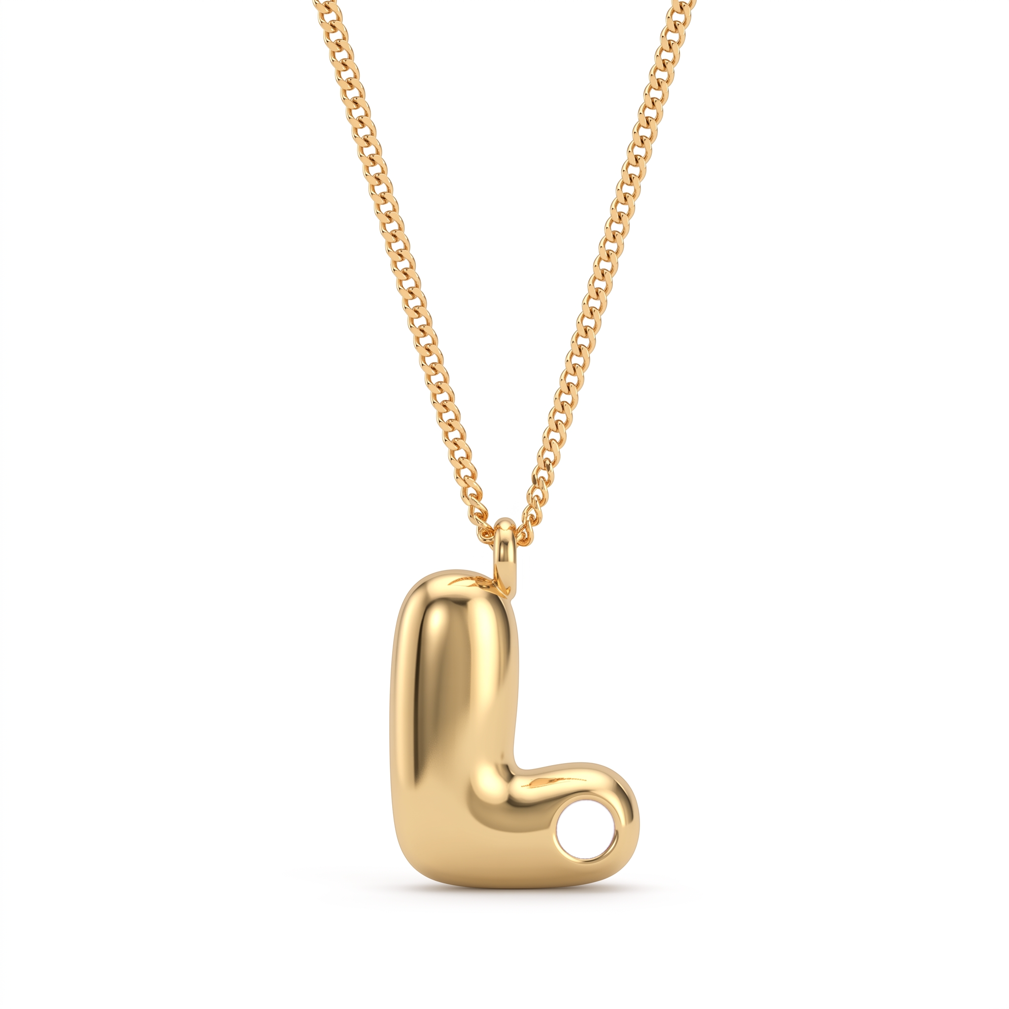 Collana con iniziale e pietra di nascita "Faye"