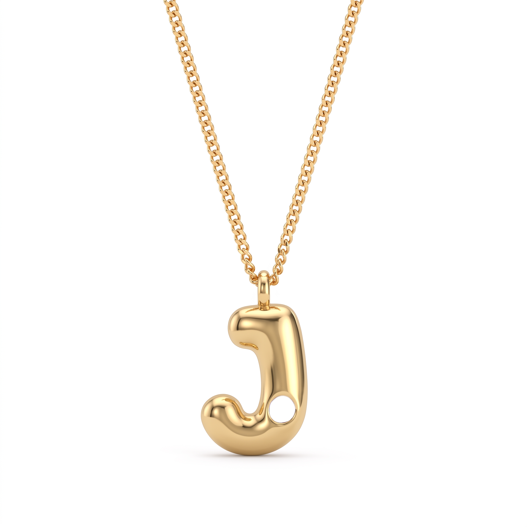 Collana con iniziale e pietra di nascita "Faye"