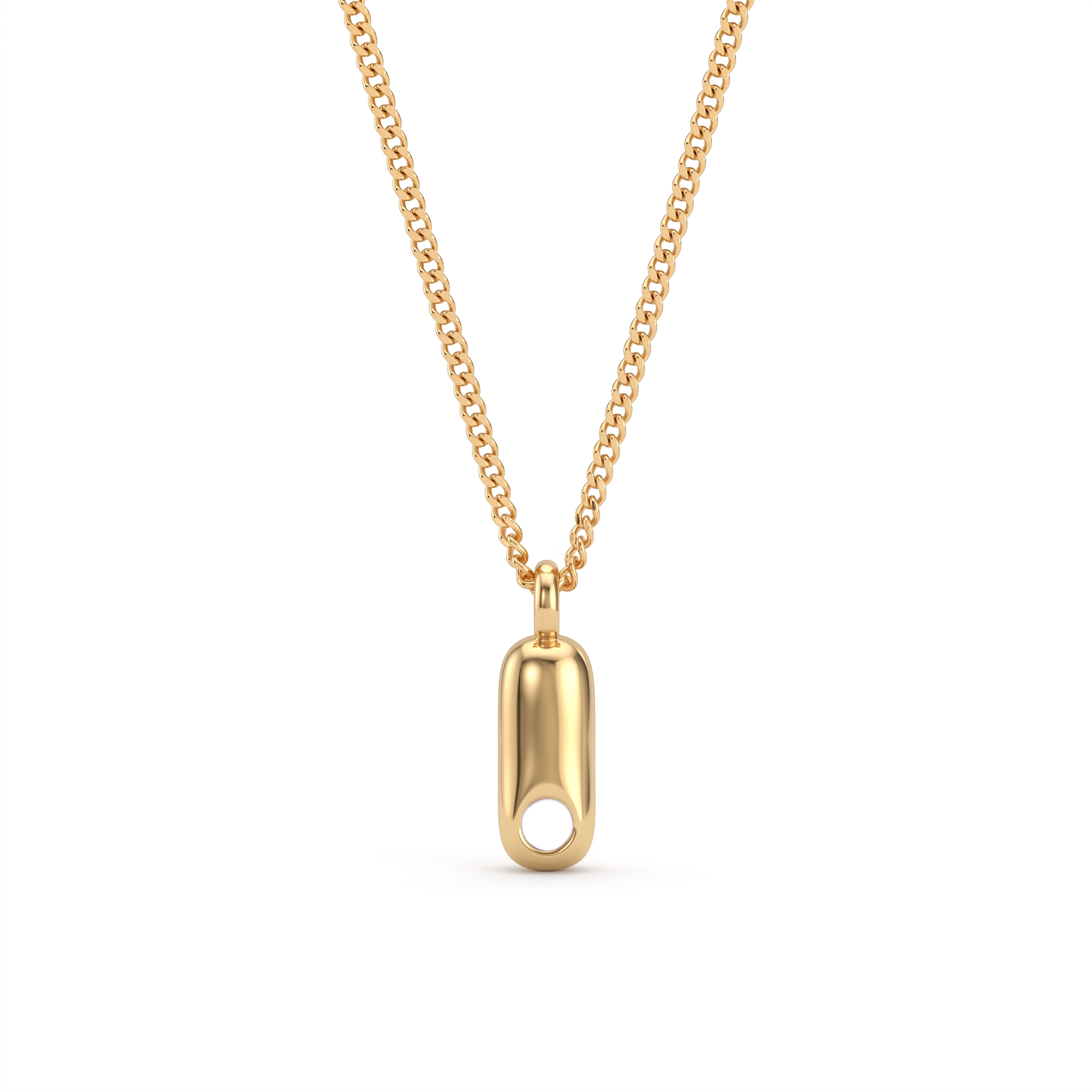 Collana con iniziale e pietra di nascita "Faye"