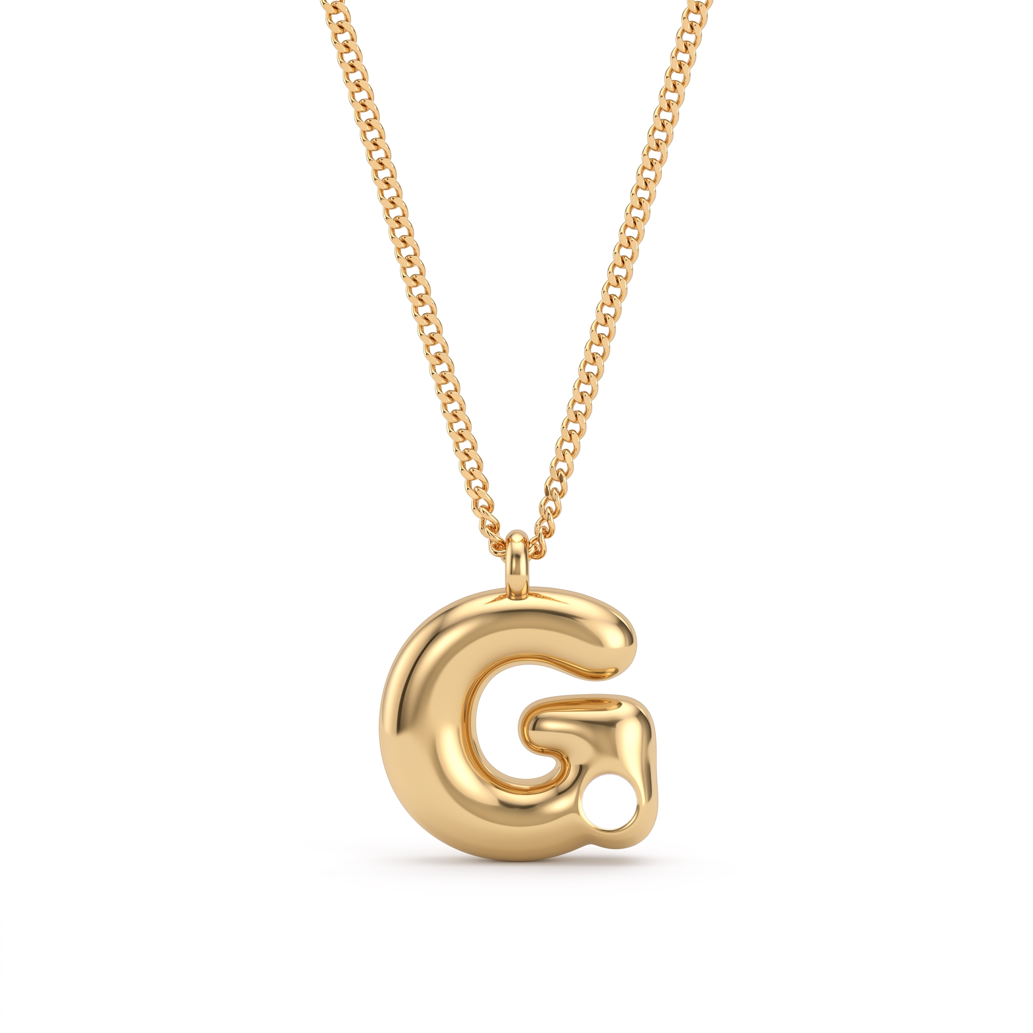 Collana con iniziale e pietra di nascita "Faye"