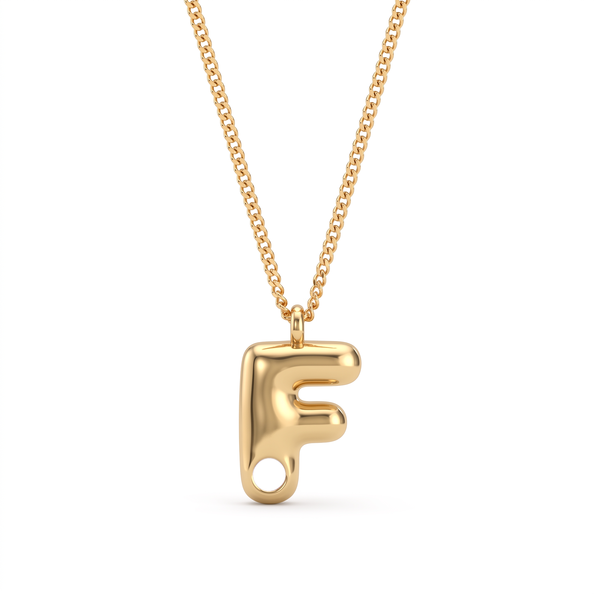 Collana con iniziale e pietra di nascita "Faye"