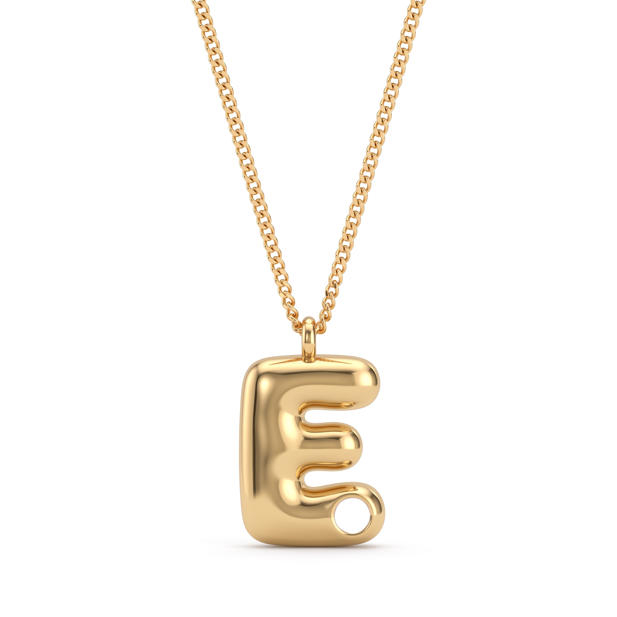 Collana con iniziale e pietra di nascita "Faye"