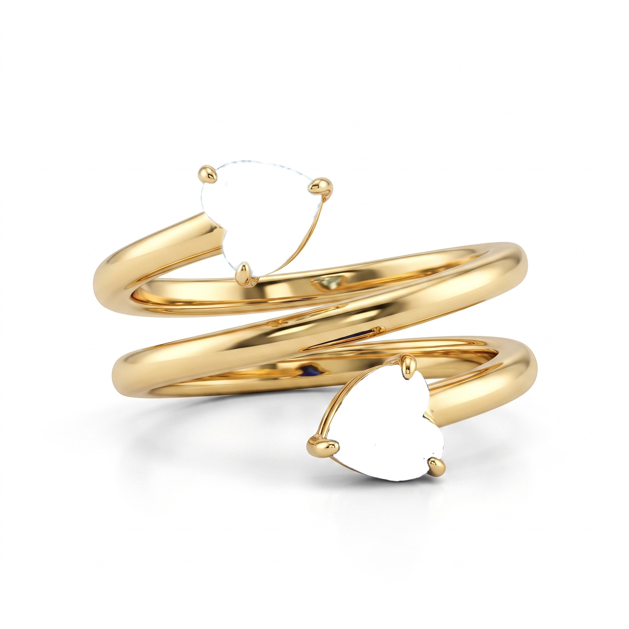 Anello regolabile con pietra di nascita "Seren"