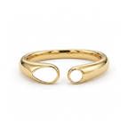 Anello regolabile con pietra di nascita "Iris"