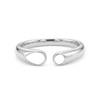 Anello regolabile con pietra di nascita "Iris"