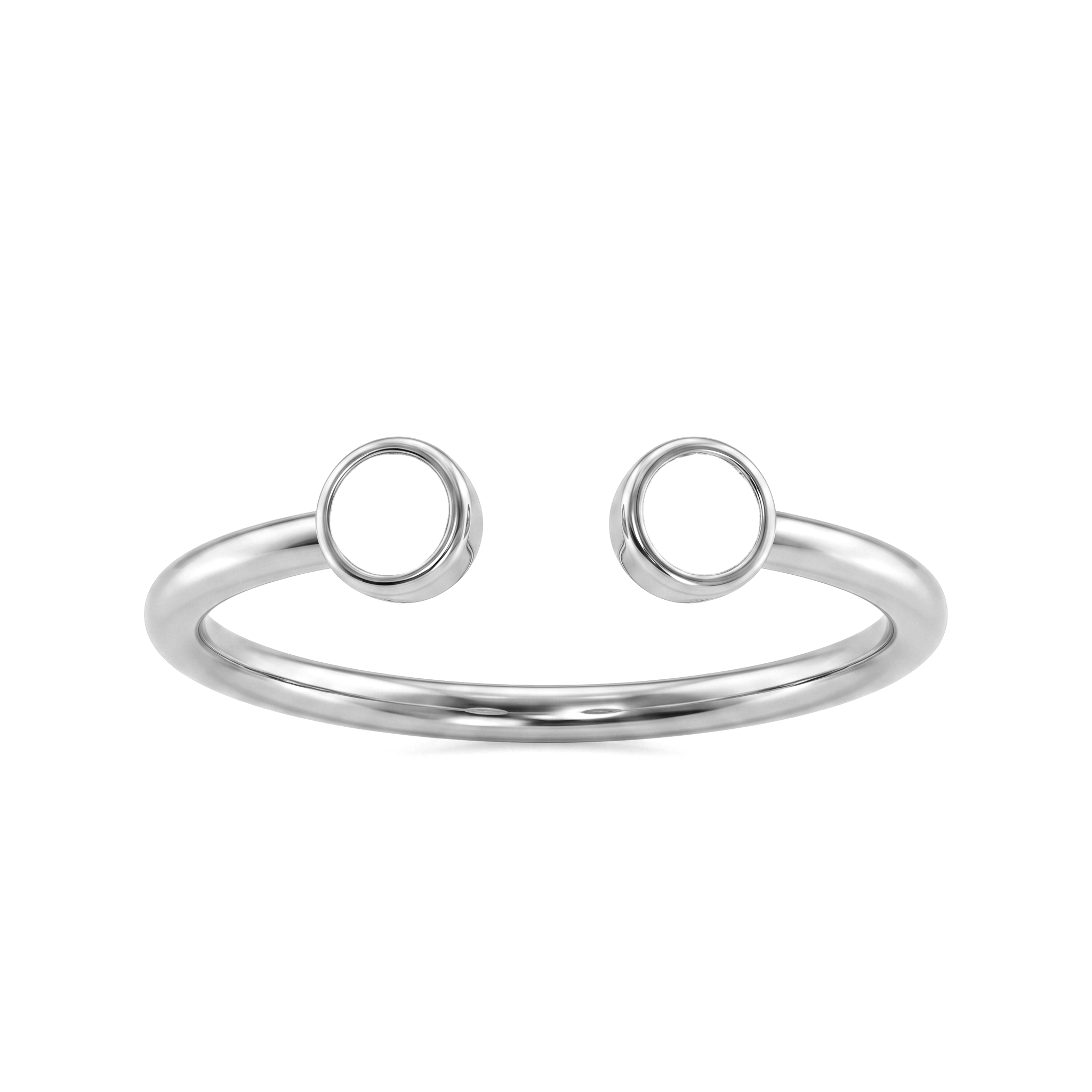 Anello regolabile con pietra di nascita "Cove"