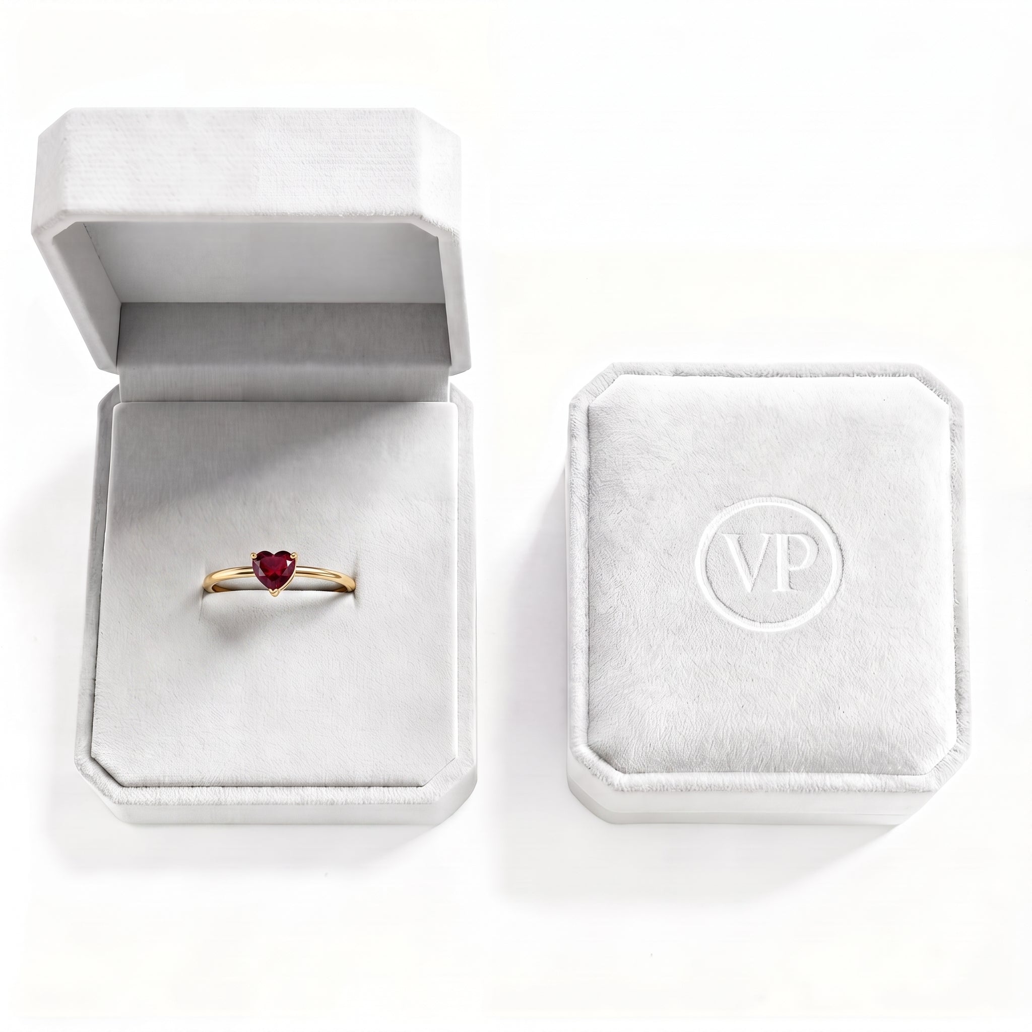 Anello regolabile con pietra di nascita "Aria"