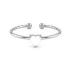 Anello regolabile con pietra di nascita "Aria"