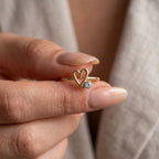 Anello regolabile con pietra di nascita "Mira"