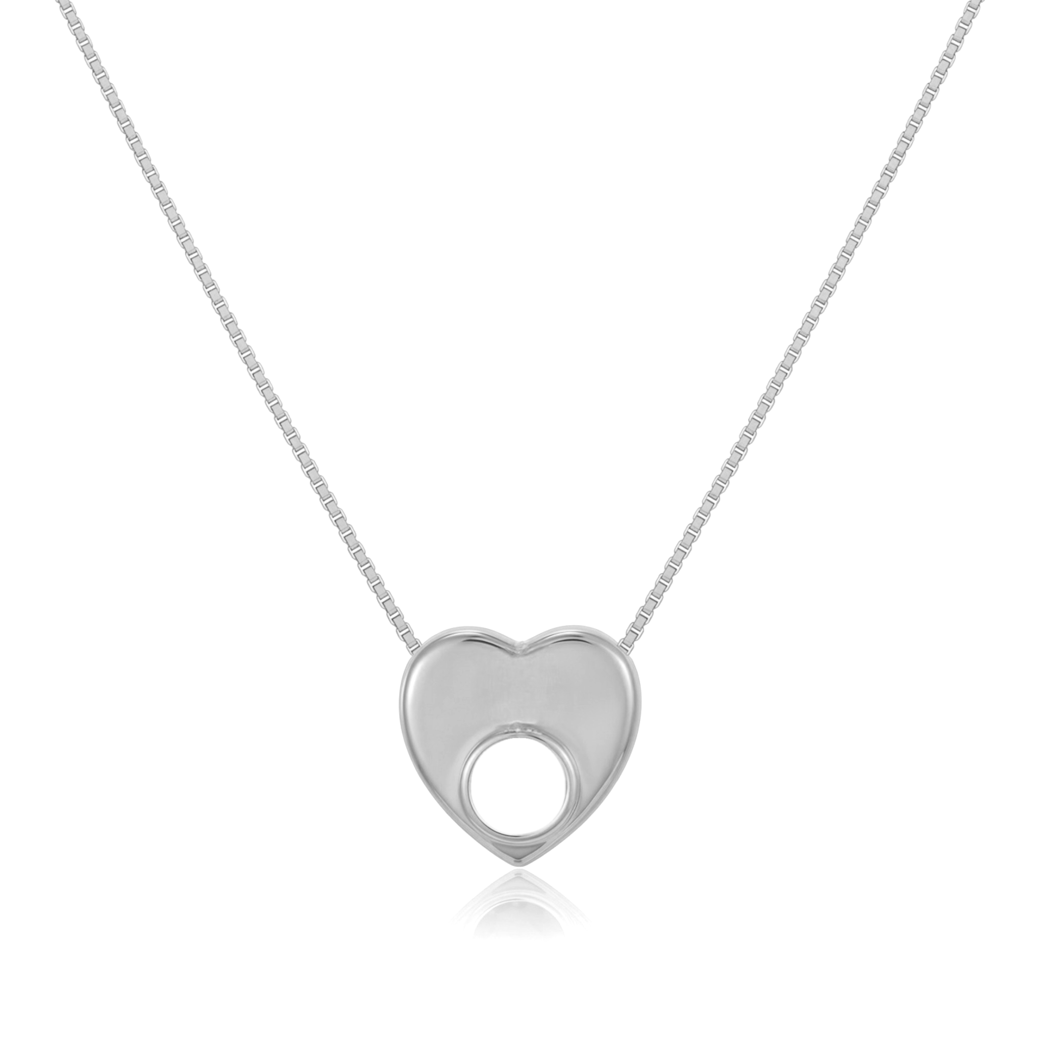 Collana con iniziale e pietra di nascita "Lila"