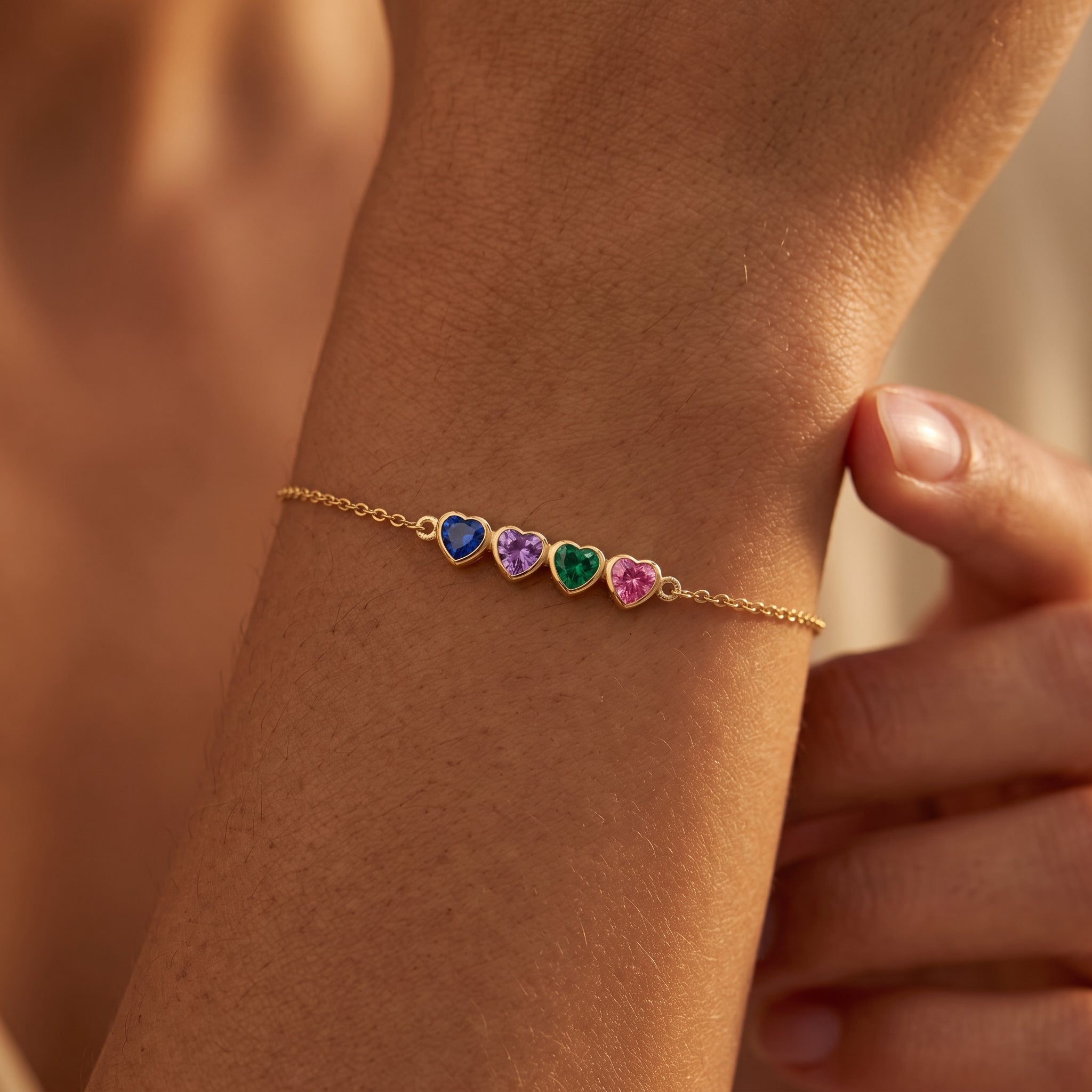 Bracciale con pietra di nascita "Eden"