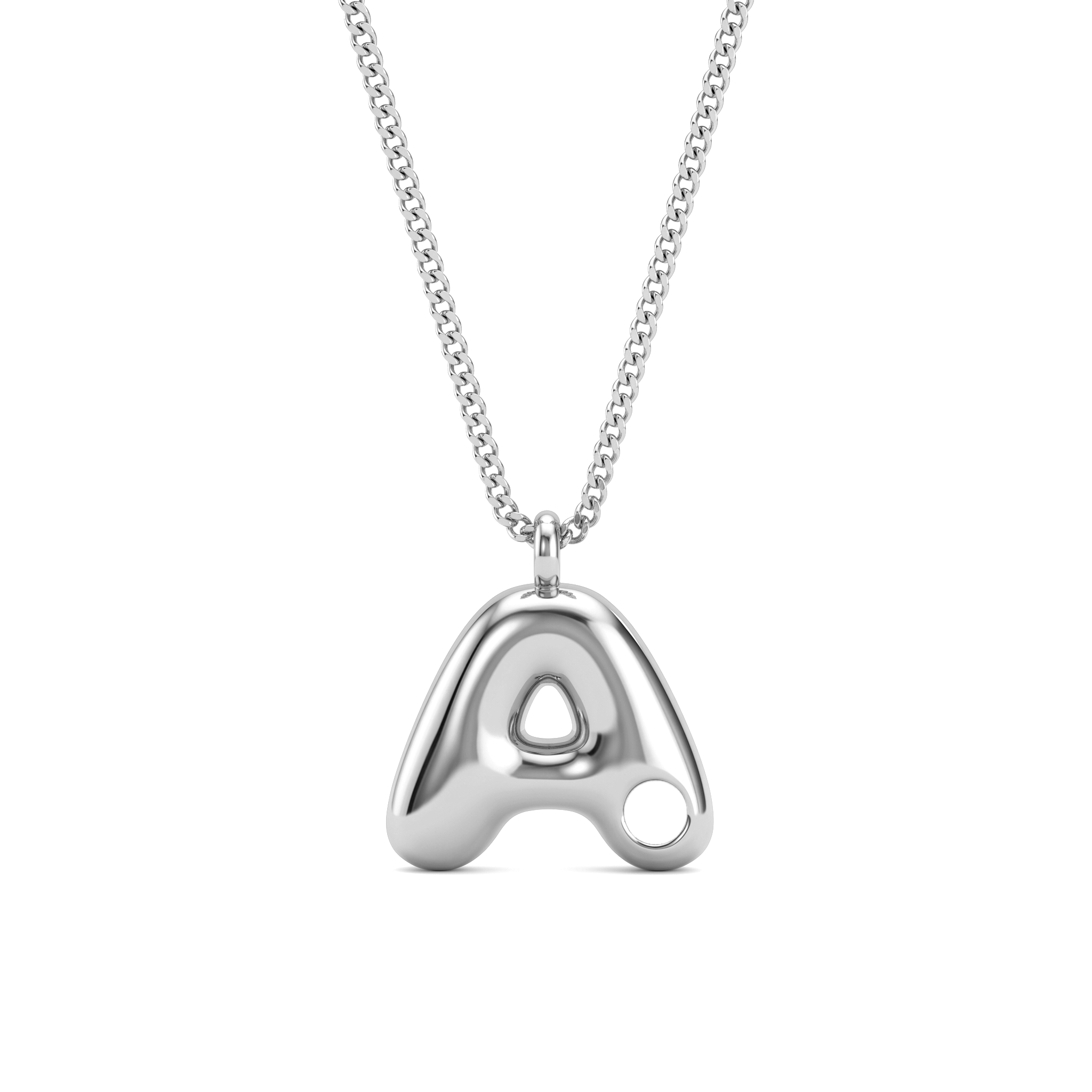 Collana con iniziale e pietra di nascita "Faye"