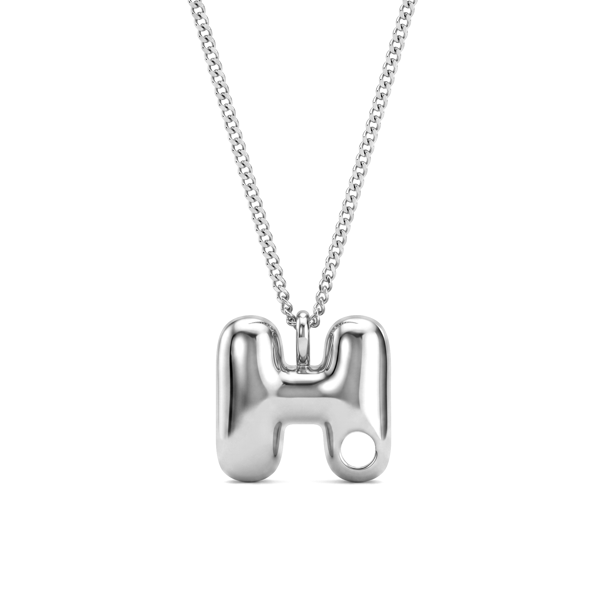Collana con iniziale e pietra di nascita "Faye"