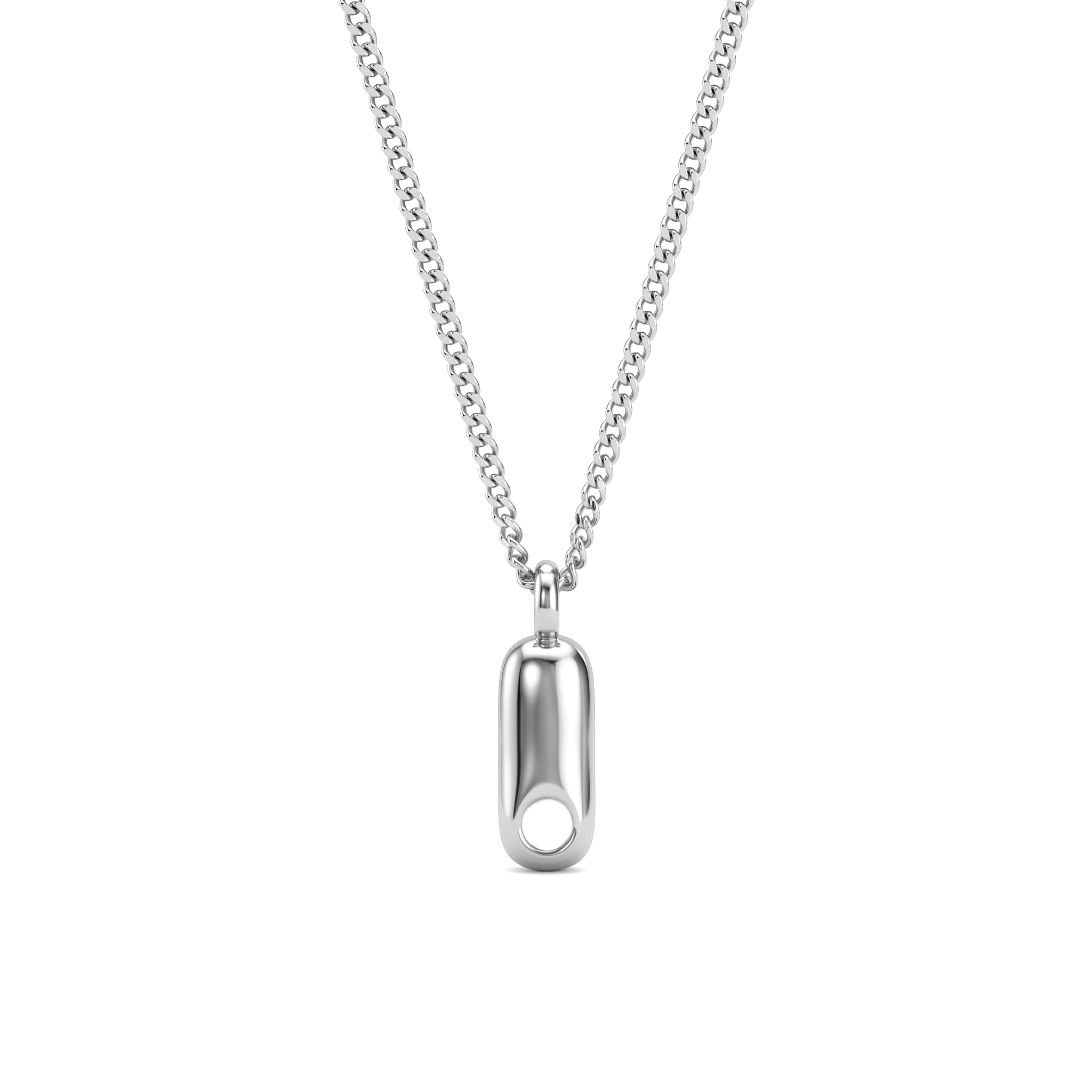 Collana con iniziale e pietra di nascita "Faye"