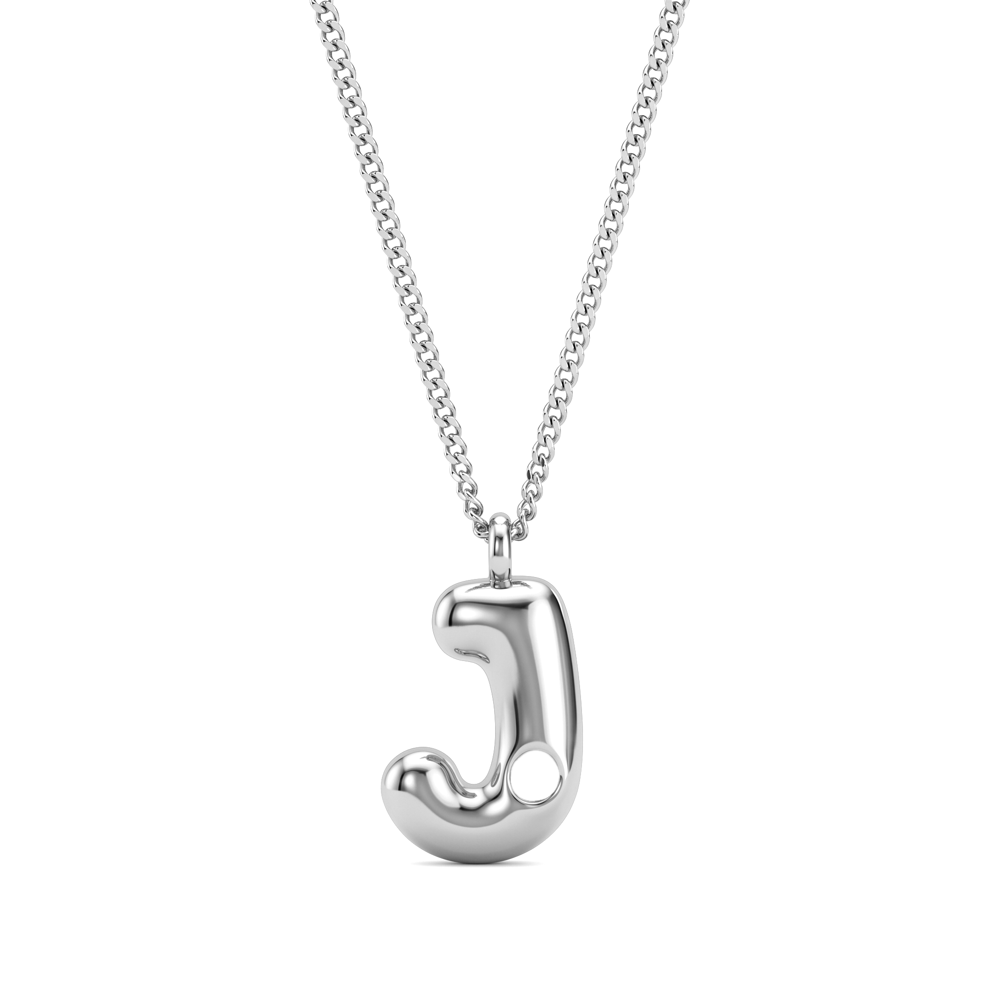Collana con iniziale e pietra di nascita "Faye"