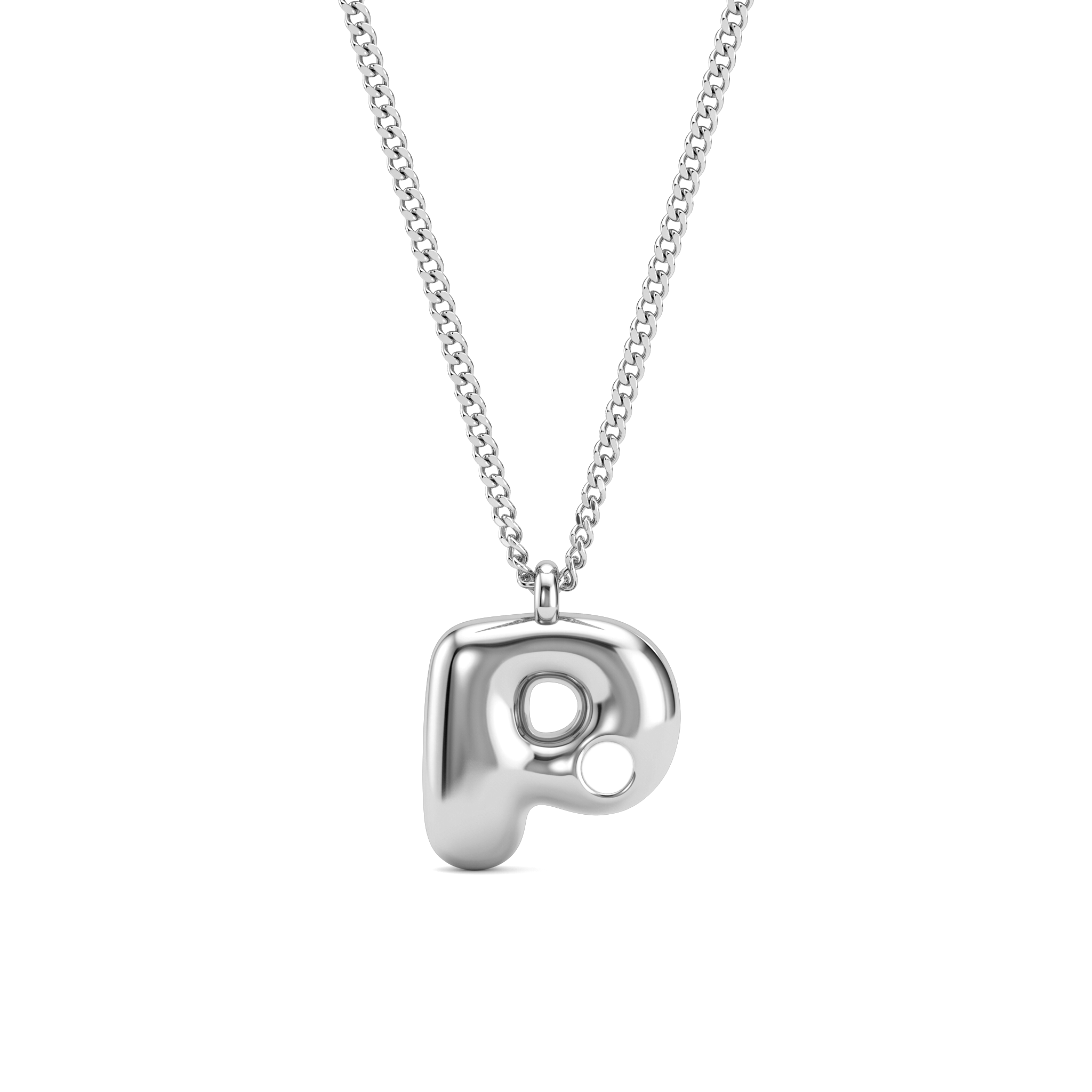 Collana con iniziale e pietra di nascita "Faye"
