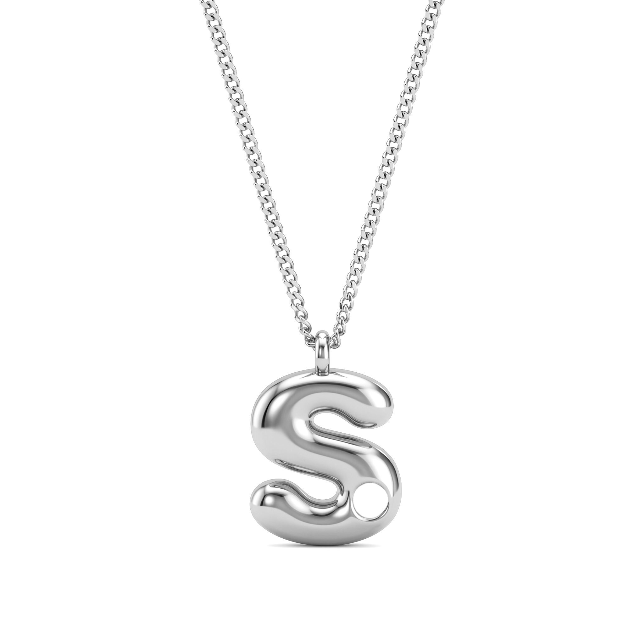 Collana con iniziale e pietra di nascita "Faye"