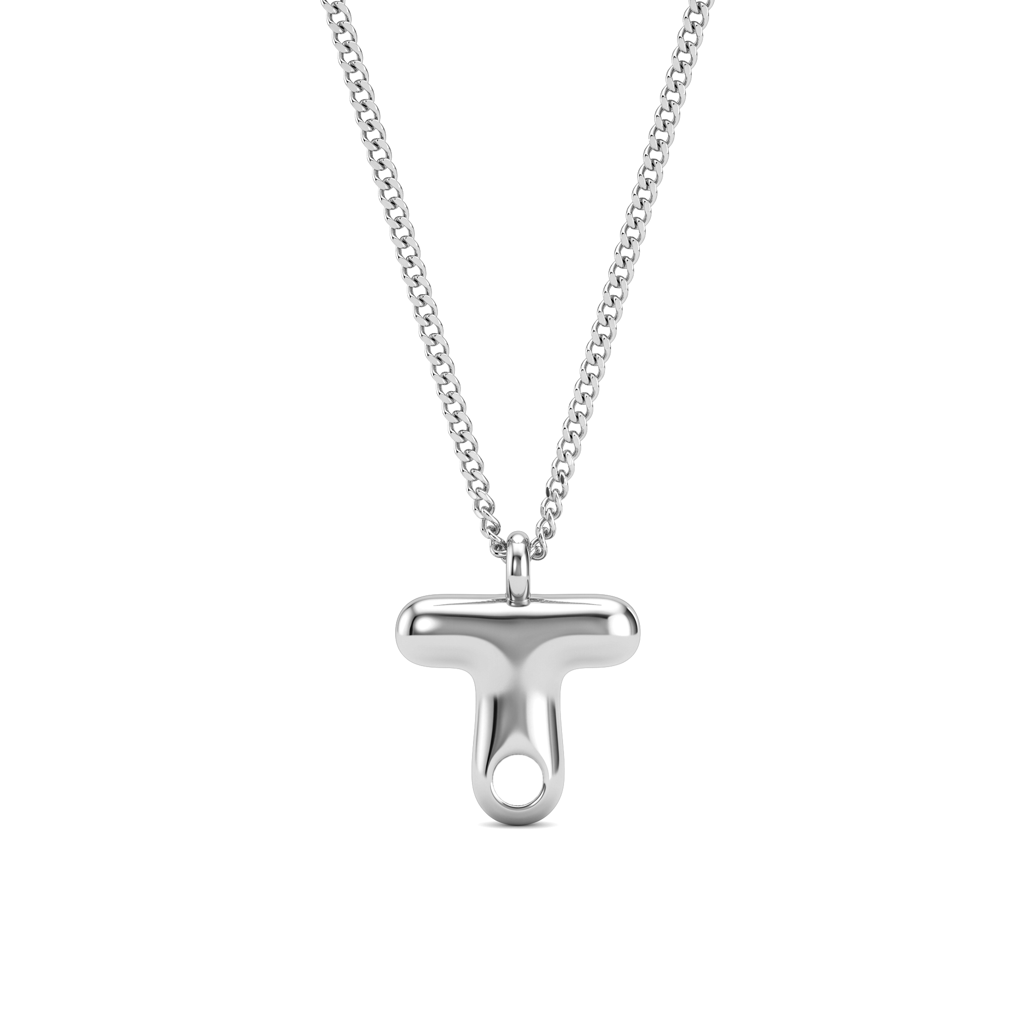 Collana con iniziale e pietra di nascita "Faye"