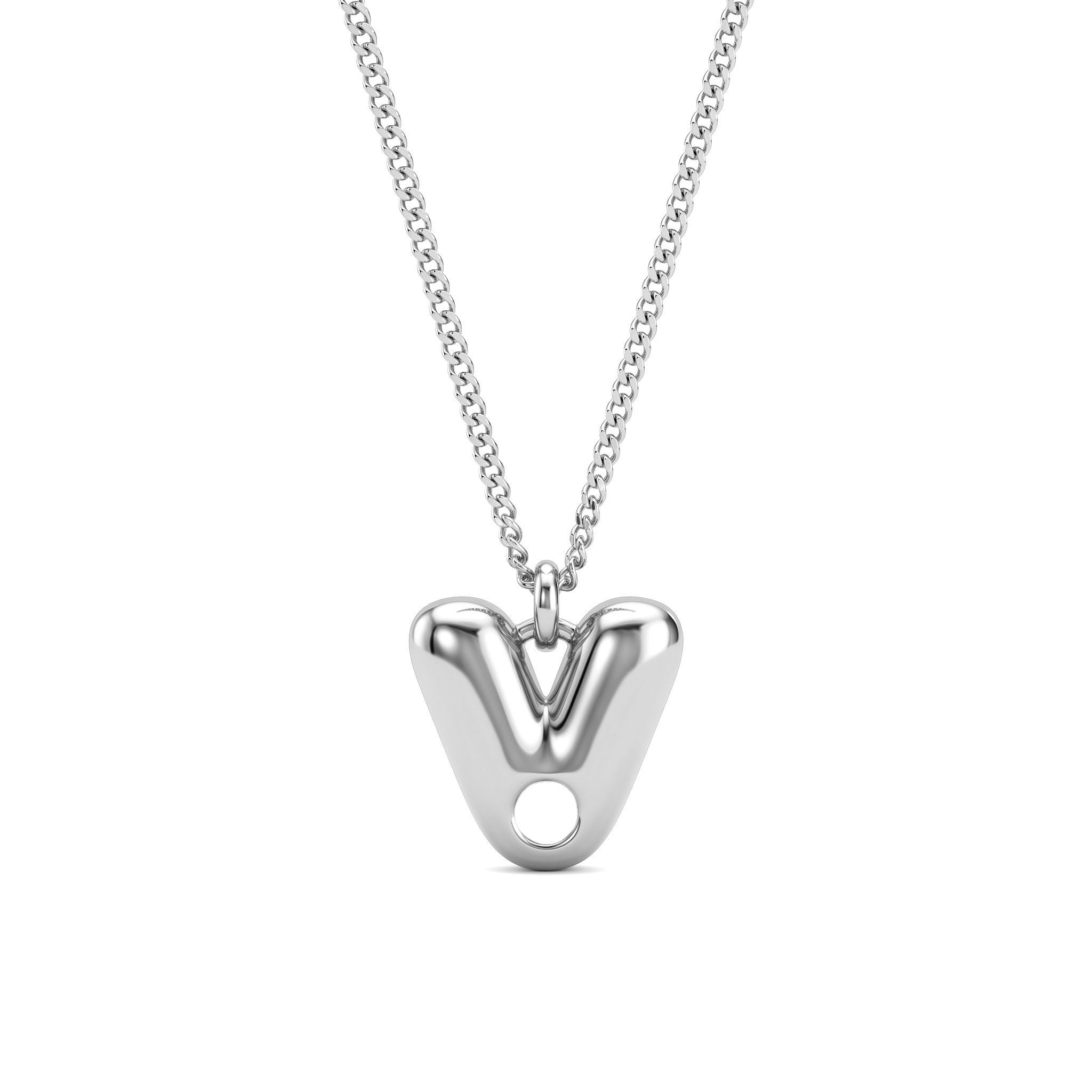 Collana con iniziale e pietra di nascita "Faye"