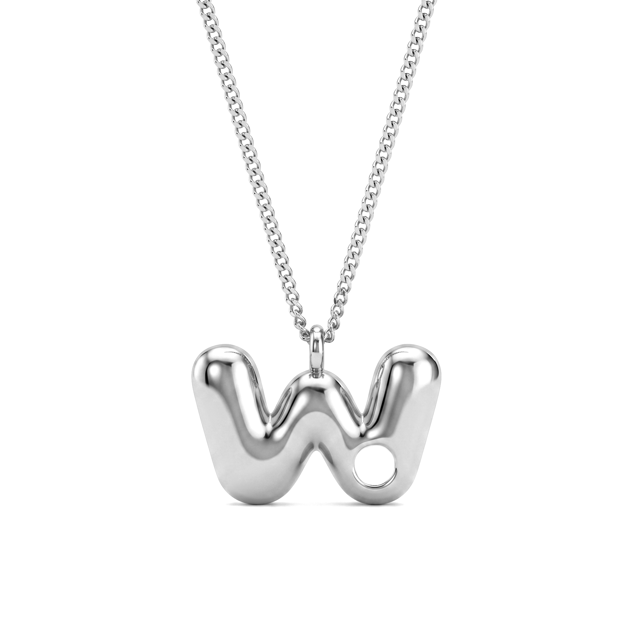 Collana con iniziale e pietra di nascita "Faye"