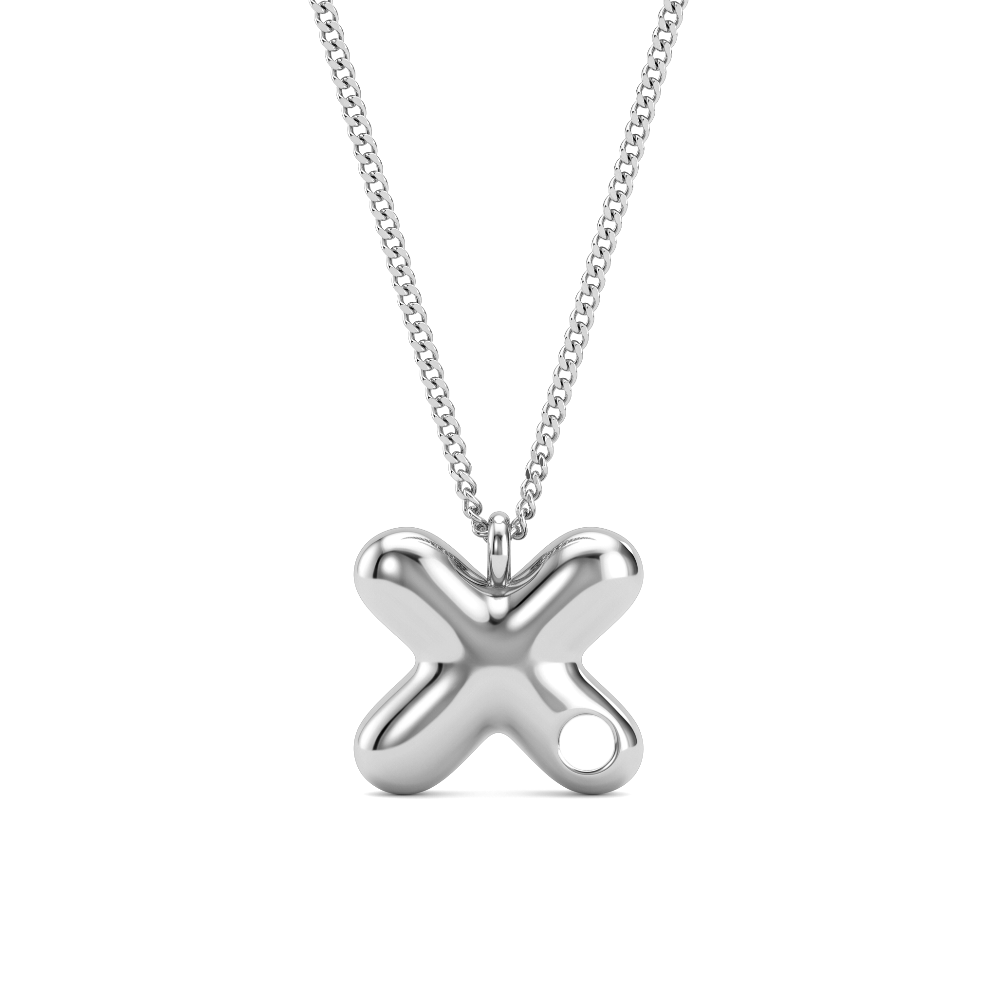 Collana con iniziale e pietra di nascita "Faye"