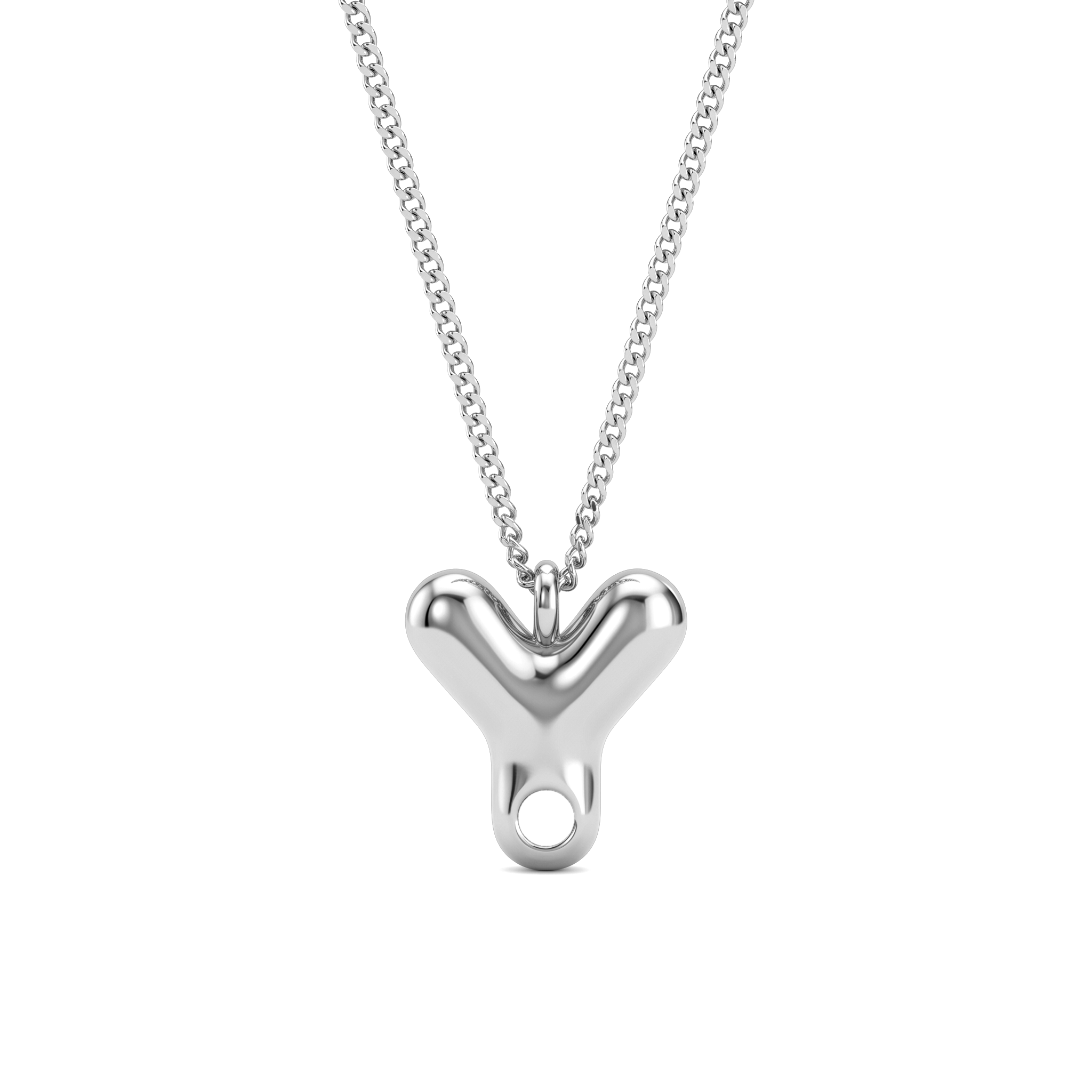 Collana con iniziale e pietra di nascita "Faye"