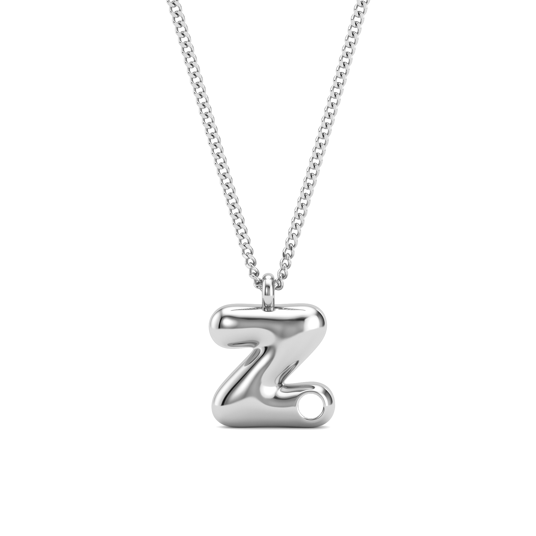 Collana con iniziale e pietra di nascita "Faye"