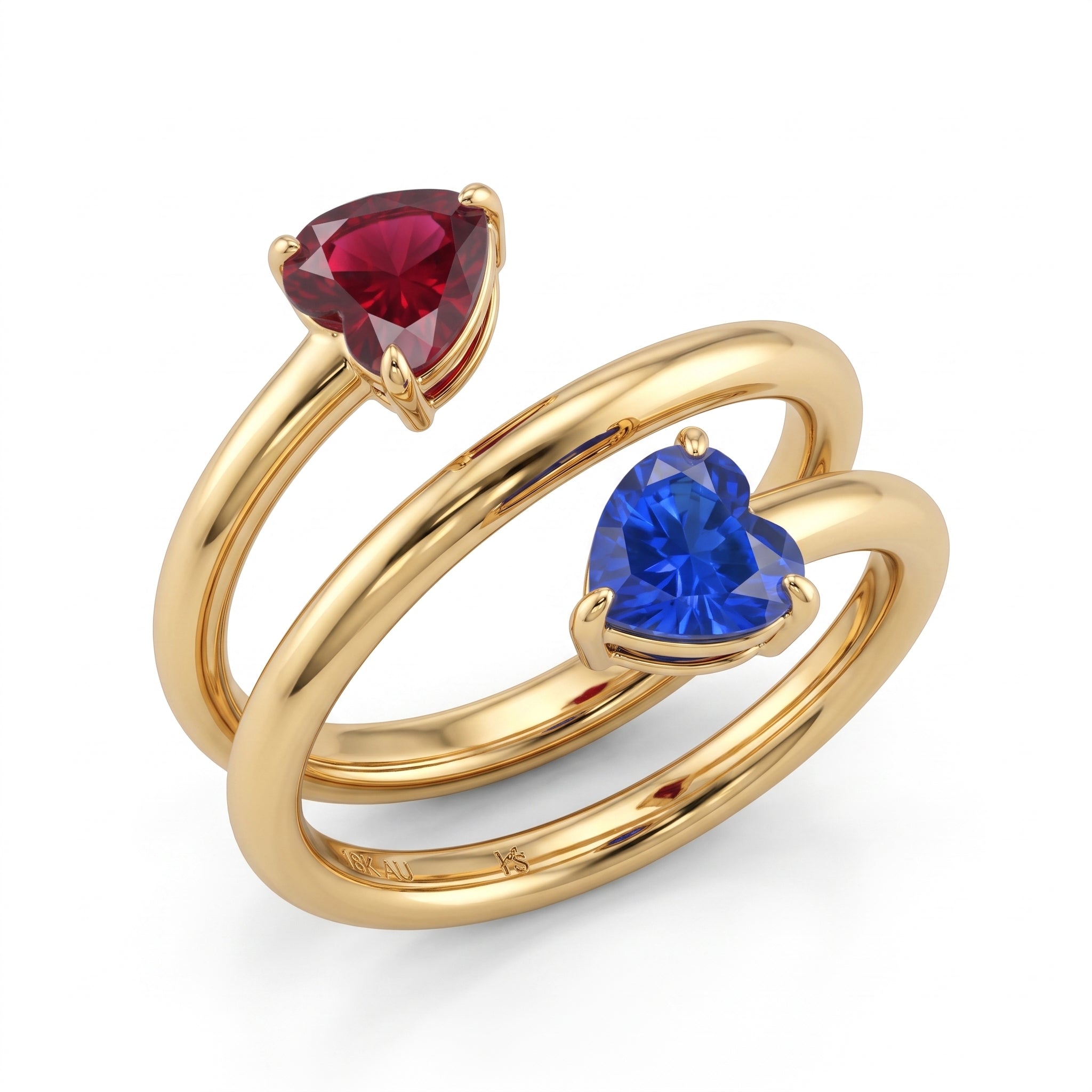 Anello regolabile con pietra di nascita "Seren"