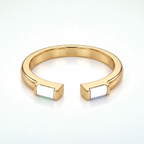 Anello regolabile con pietra di nascita "Ember"